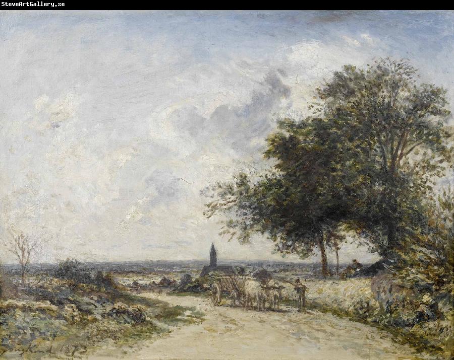Johan Barthold Jongkind A pastoral landscape